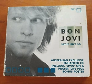 BON JOVI - SAY IT ISN'T SO - CD1 EP SINGLE con PÓSTER DESPLEGABLE  - Imagen 1 de 5