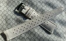 NOS Stylecraft 1pc lot #11319 19mm White Rubber Divesr curved watch straps