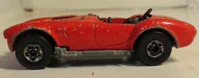 Hot Wheels Shelby Cobra 427 1982 1:64 Die Cast Toy Car Red Blackwalls Malasia Foto 1 de 4
