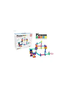 Picasso Tiles Costruzioni Magnetiche Set pista per biglie magnetica 71 pezzi - G - Foto 1 di 1