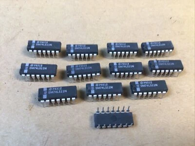 12 Piezas - DM74LS11N - Triple 3 Pulgadas Y Puerta, DIP14 NUEVO Foto 1 de 3