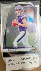 JJ McCarthy - 2024 Prizm Rookie #400 - Minnesota Vikings - Picture 1 of 3