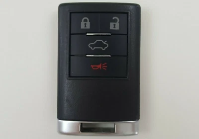 ORIGINAL CADILLAC DTS CTS 08-13 REMOTE KEY LESS ENTRY FOB DRIVER#2 USA ALARM GM - Image 1 of 4