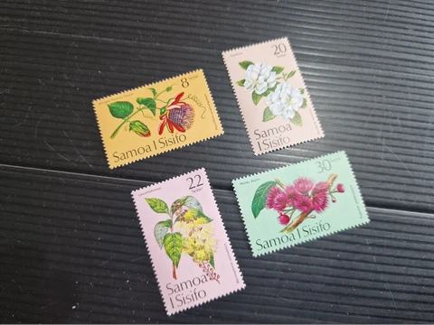SAMOA 1975 SG 440-443 FLOWERS MNH Cover
