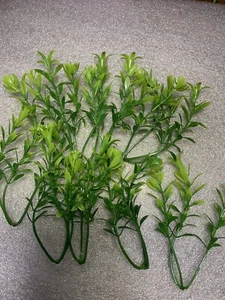 Artifacial Green Leave 10pc Set #6 15cm Faded Effect Decoration Oz Stock - Picture 1 of 4
