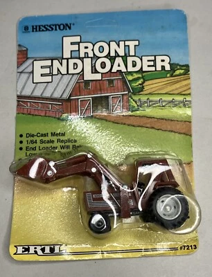 1/64 Hesston ERTL  Die-Cast Front EndLoader Stock Number 7213 Brand New 1986 - Image 1 of 4