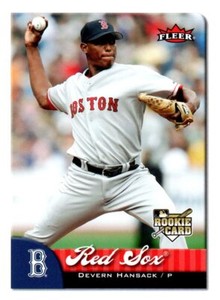 2007 Fleer #352 Devern Hansack   MT-NRMT Rookie  Baseball Card