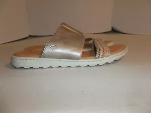 Sandalias para mujer talla 10 Born Slide metálicas y tejidas - Imagen 1 de 4