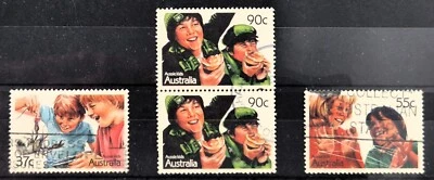 AUSTRALIA 1987 - Aussie Kids - Part Set of Stamps  SG1088 Fine/Used - Image 1 of 3