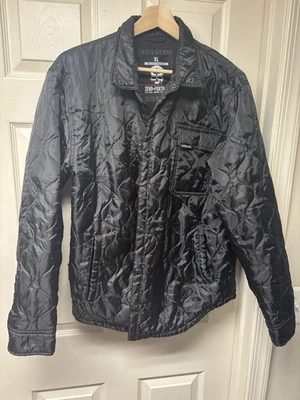 Woobie Button Down Jacket (Zero Foxtrot) Size XL No Pulls Or Holes Black Men’s - Image 1 of 3