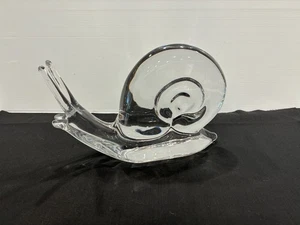 Daum Frankreich Kunst Glas Schnecke signiert - exquisit - perfekt - @ 9" lang x 5" hoch - Bild 1 von 7