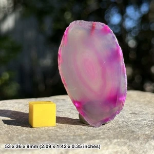 Achatscheibe 100 % echte spirituelle Heilung Mineral Kristall Stein RST961 - Bild 1 von 1