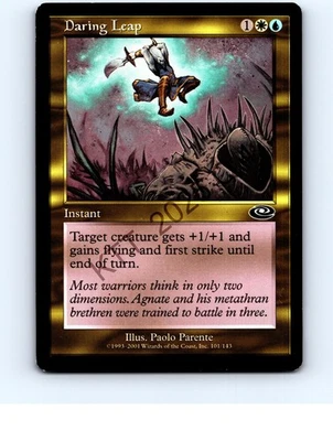 Daring Leap #101 Common Planeshift MTG LP Lightly played - Image 1 of 2