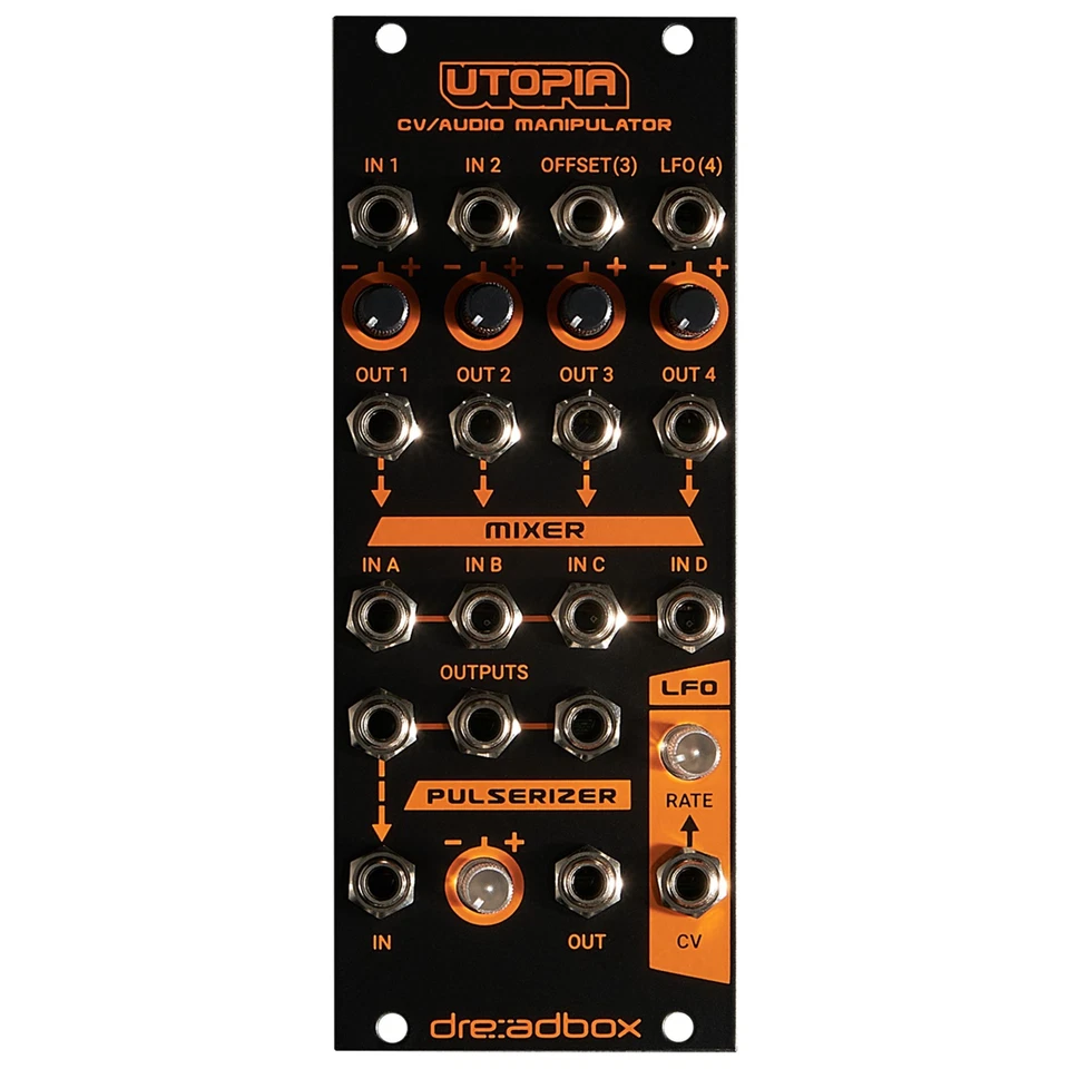 Dreadbox Utopia Black Light - Attenuator Modular Synthesizer - Bild 1 von 2