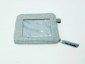 Vera Bradley Zip-Around Wallet Light Blue Jeans Color Petite - Picture 1 of 9