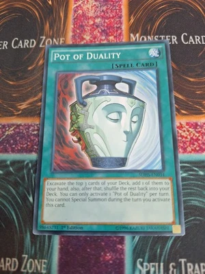 Yugioh Pot of Duality SDHS-EN034 Common 1st Edition Near Mint - Image 1 of 4