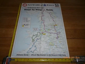 AUTOSPORT POSTER NETWORK Q RAC RALLY 1995 DATE/STAGE/MAP VERY TATTY/SCRUFFY-READ - Picture 1 of 6