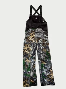Under Armour Stealth Hunting Storm Coldgear Camo Bibs Realtree Women’s M Fitted - Picture 1 of 14