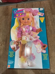 Mattel Penni Secrets Doll Stamper Rainbow Hair Pens PJ Sparkles Sally New - Picture 1 of 3