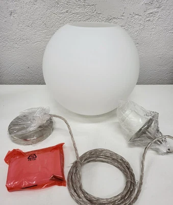 Philips White Globe Hanging Ceiling Light - Image 1 of 2