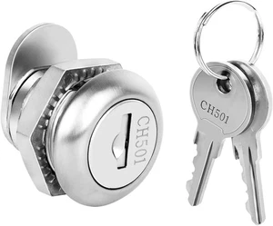 Truck Tool Box Lock Replacement, 1 Pack 1 - Random Key Code, Silver - Picture 1 of 7