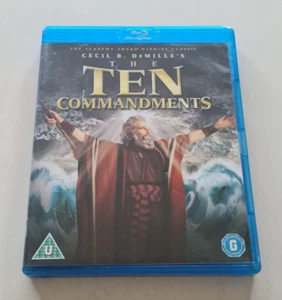 The Ten Commandments Blu-ray 2 Disc 1956 Charlton Heston Yul Brynner Anne Baxter - Picture 1 of 4