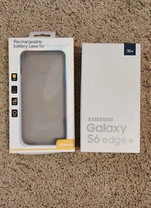 Samsung Galaxy S6 Edge + 32GB Verizon Black and Rechargeable battery (bundle) - Picture 1 of 6