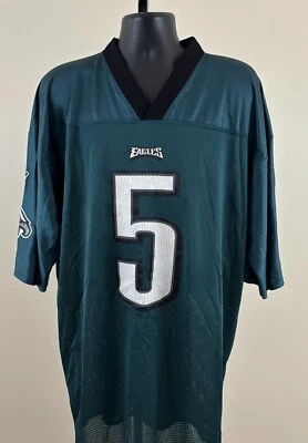 Camiseta masculina DONOVAN MCNABB #5 Philadelphia Eagles XL Reebok NFL Players Home EXC - Imagem 1 de 4