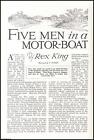 FIVE MEN IN A MOTOR-BOAT : DUCK-SHOOTING IN THE MANGROVE SWAMPS. AN UNCOMMON ORI