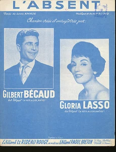 GILBERT BECAUD partition musicale GLORIA LASSO+ - Picture 1 of 1