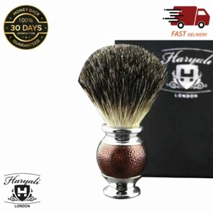 Shaving Brush Pure 100% Badger Hair for Men's Clean Shave Barber Salon and Home - Picture 1 of 3
