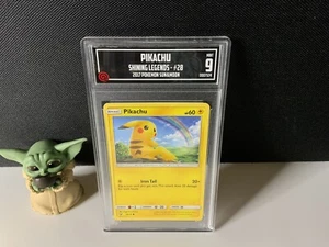 TCCG 9 MINT 2017 Pokemon Sun & Moon Shining Legends 28 Pikachu Non Holo - Picture 1 of 2