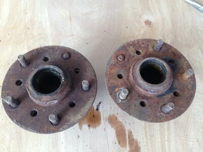 1969 Pontiac GTO、Chevelle、Camaro 原装轮毂适用于 2 件转子、圆盘 — 第 1/3 张图片