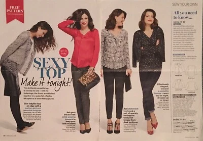 PRIMA SEWING PATTERN LADIES BLOUSE OR LOOSE FITTING JACKET TO FIT SIZES 10-20 - Image 1 of 3