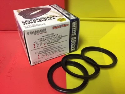 RAYNOX DCR-732 Wide Angle lens 0.7x  JVC GZ-HM400/GZ-MG575/GZ-MG555/GZ-HM1SEK - Image 1 of 4