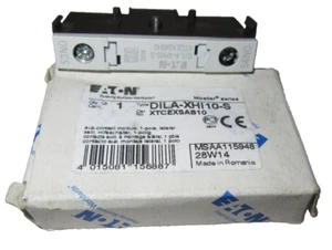 EATON DILA-XHI10-S Side Mount Auxiliary 1N/O Contact block 115948, XTCEXSAB10 - Picture 1 of 6