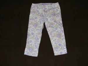 Arizona Capri Flower Pattern Waist Extender - Size 12 Reg  - Picture 1 of 2