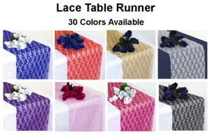 10/15/20/25 Lace Table Runners Sash Wedding Party Table Decoration - Free Ship - Picture 1 of 53