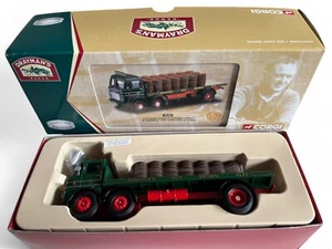 Camión y barriles Corgi Drayman's Range 25401 Leyland plataforma de dirección WM Hancock - Imagen 1 de 14