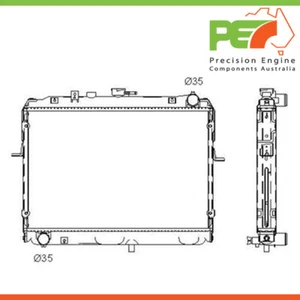 New *PROTEX* Radiator For Ford Econovan JH Petrol. Also suits Mazda - Imagen 1 de 4