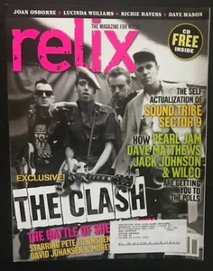 RELIX MAGAZINE - CLASH - JOAN OSBORNE-DAVE MASON-SOUND TRIBE SECTOR 9 CD 2008-11 - Picture 1 of 2
