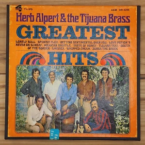 HERB ALPERT & THE TIJUANA BRASS HITS Reel to Reel Tape 4-Track - 7 1/2 IPS A&M - Picture 1 of 5