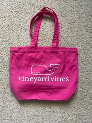 Vineyard vines pink canvas tote bag NWT - Image 1 of 4