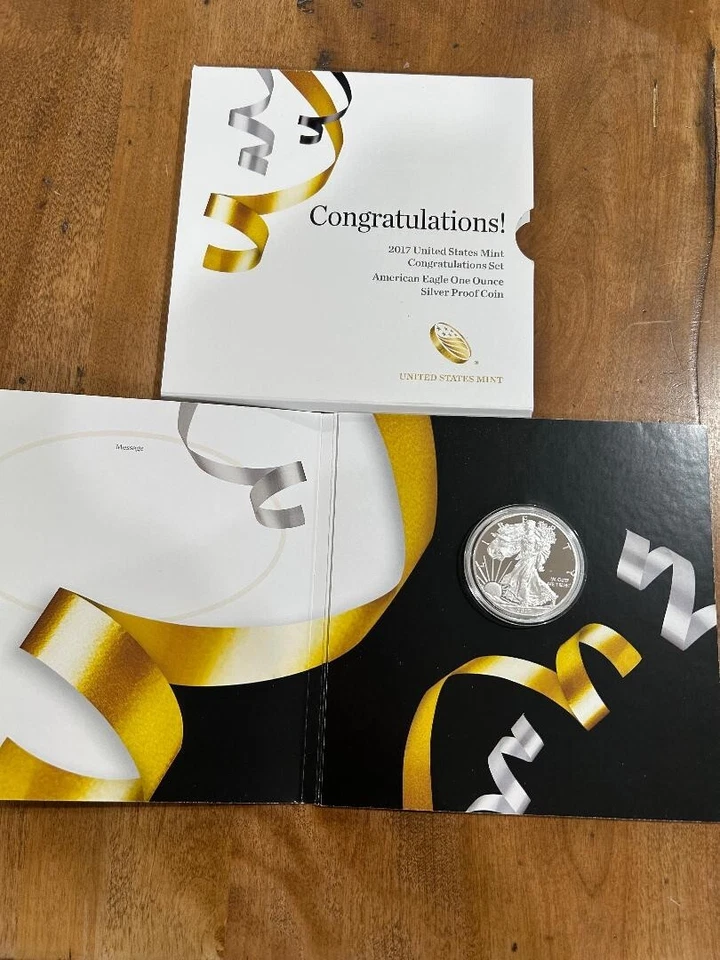 2017 U. S. Mint Silver Proof Eagle Congratulations Set - Image 1 of 1