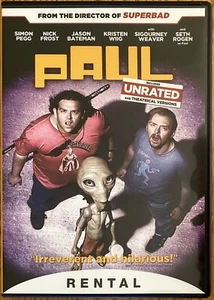 Paul DVD with Simon Pegg, Nick Frost, Jason Bateman, Kristen Wiig, Bill Hader - Picture 1 of 3