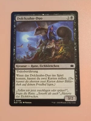 Magic MTG BLB Bloomburrow Dolchzahn-Duo C 0089 Deutsch NM - Bild 1 von 4