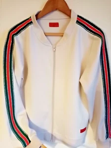 Vintage HAUS of JR, Boys/unisex Cream Tracksuit Jacket, Teen 14 yrs - Picture 1 of 12