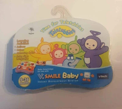 Vintage Teletubbies Vtech Game Cartridge For V.smile Baby System - Image 1 of 4