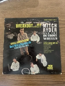 VTG Breakout! Mitch Ryder & The Detroit Wheels Record Vinyl 12" LP 33 RPM 2002-S - Picture 1 of 4