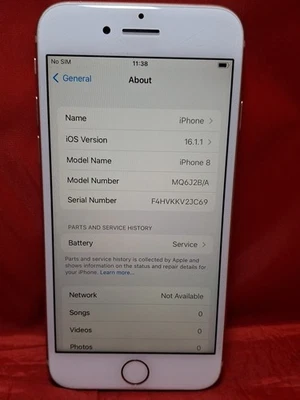 Apple iPhone 8 - 64GB - Pink  (Unlocked) A1905  - Image 1 of 4